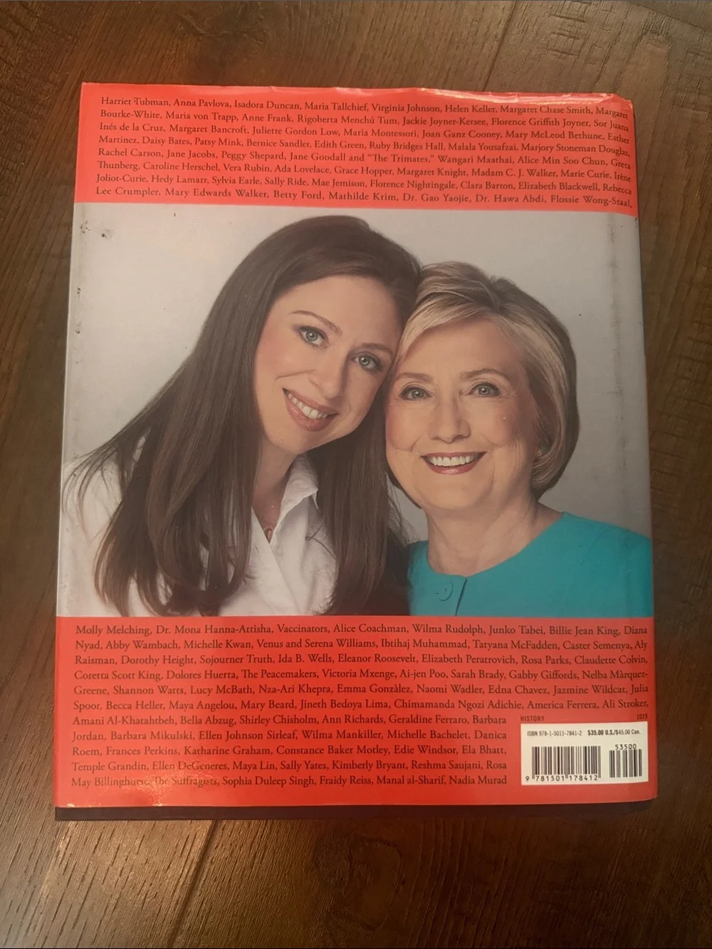 The Book of Gutsy Women – Red & Yellow Hardcover Coffee Table Book